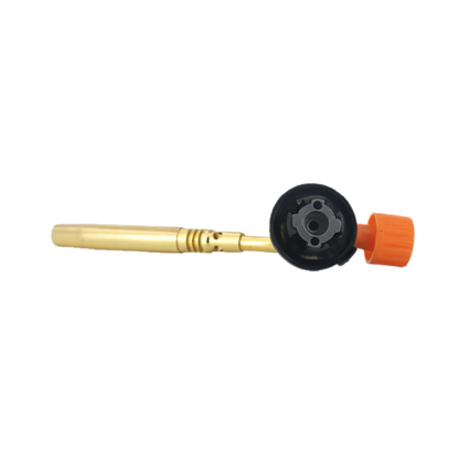 Single Copper Nozzle Barrel Manual Ignition Brazing Butane Flame Gun Alloy/Copper