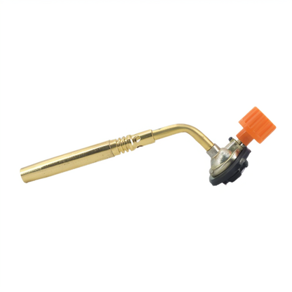 Single Copper Nozzle Barrel Manual Ignition Brazing Butane Flame Gun Alloy/Copper