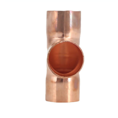 Tee Copper Fitting 1/4~2-1/8" 0.7~1.5mm Pipe Thickness