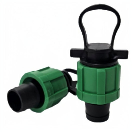 tubo de riego tapón verde 69mm